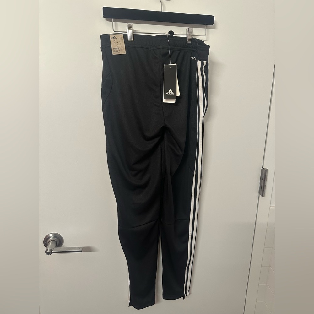 $40 & FREE SHIPPING! Adidas Womens Black/White Football Track Pants Size M